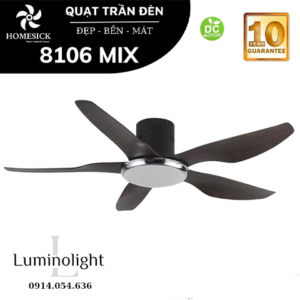 Quạt trần đèn HOMESICK 8106