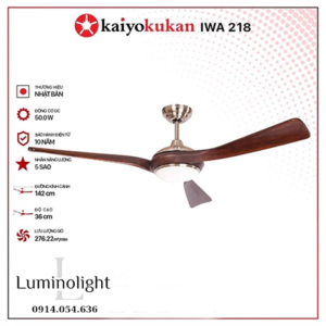 Quạt trần đèn Kaiyokukan IWA 218