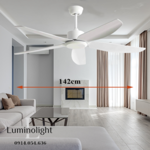 Quạt trần đèn LMN-QT901-WH