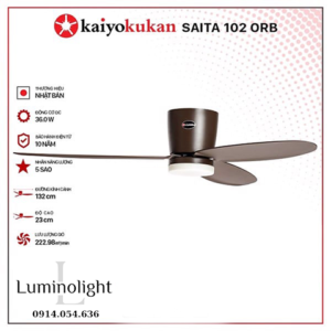 Quạt trần đèn Kaiyokukan Saita 102