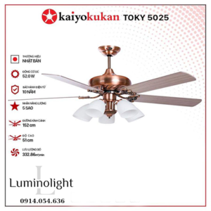 Quạt trần Kaiyokukan Toky 5025