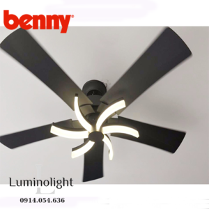 Quạt Trần Benny Romantico BF-C43V, Black/Cafe