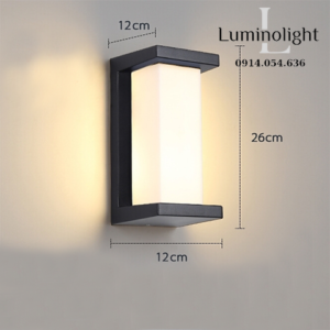 Đèn tường ngoài trời LMN-DT77BK