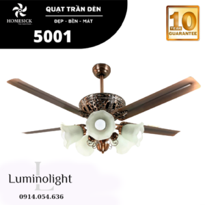 Quạt trần đèn HOMESICK 5001