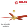 Quạt trần đèn ITALIA mạ vàng 9999 – FY966