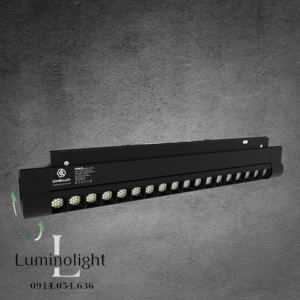 Đèn ray nam châm chiếu rọi xoay góc Kinglux 18W